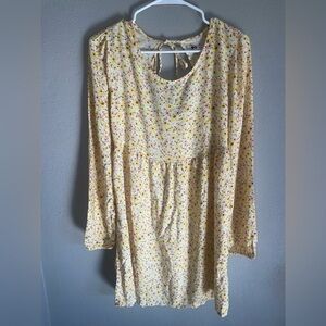 SO Floral Yellow Dress